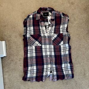 Rails Sleeveless Flannel XS NWT